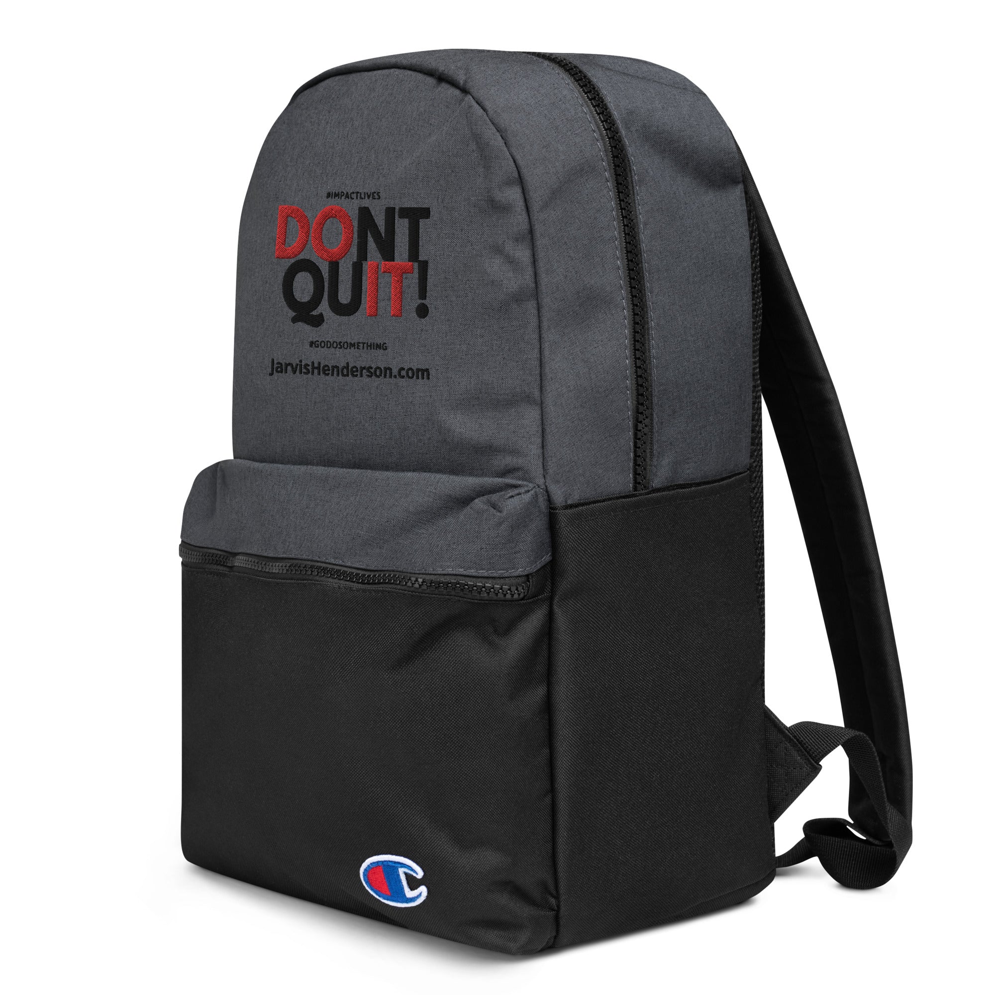 Don't Quit Embroidered Champion Backpack