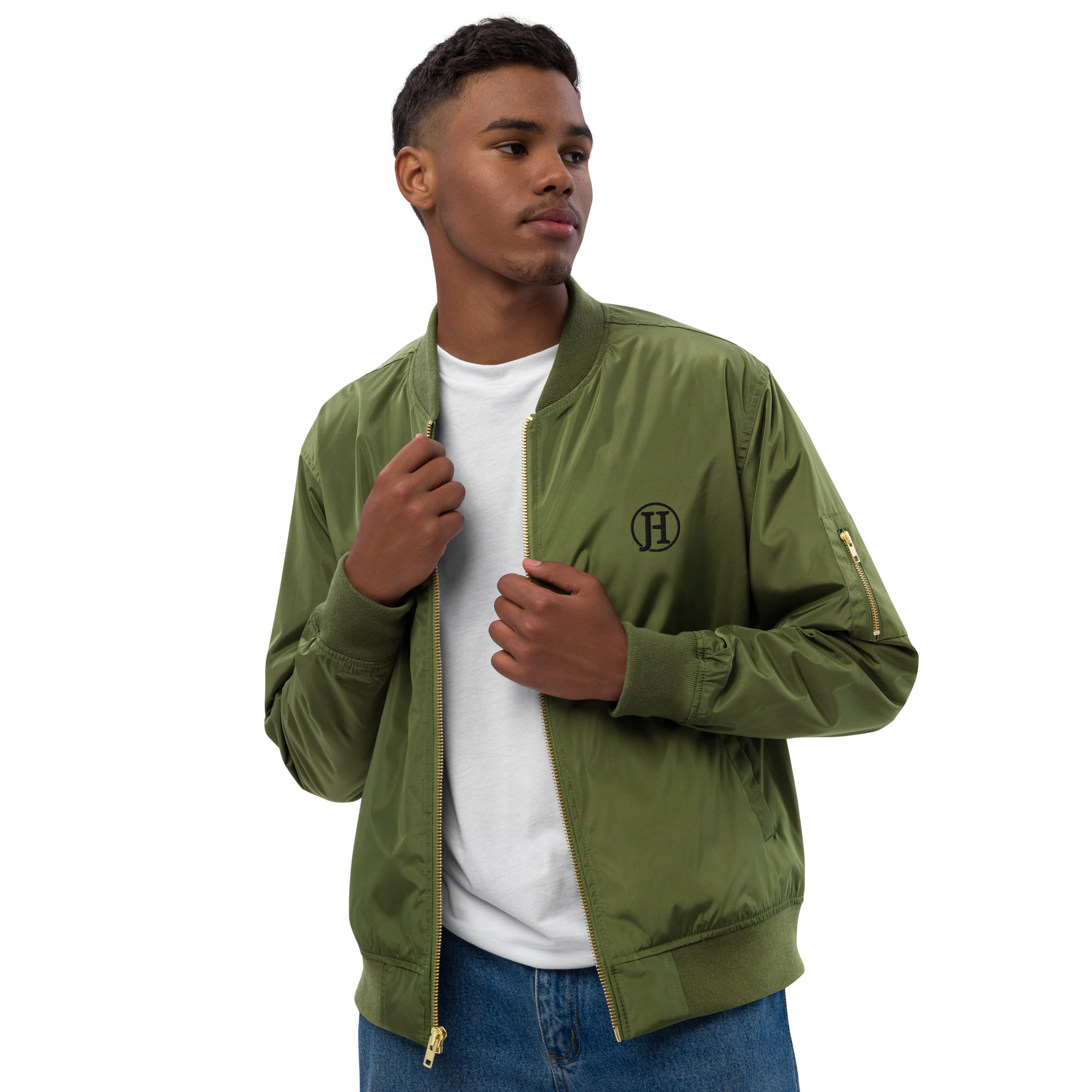 Premium recycled bomber jacket – Jarvis Henderson