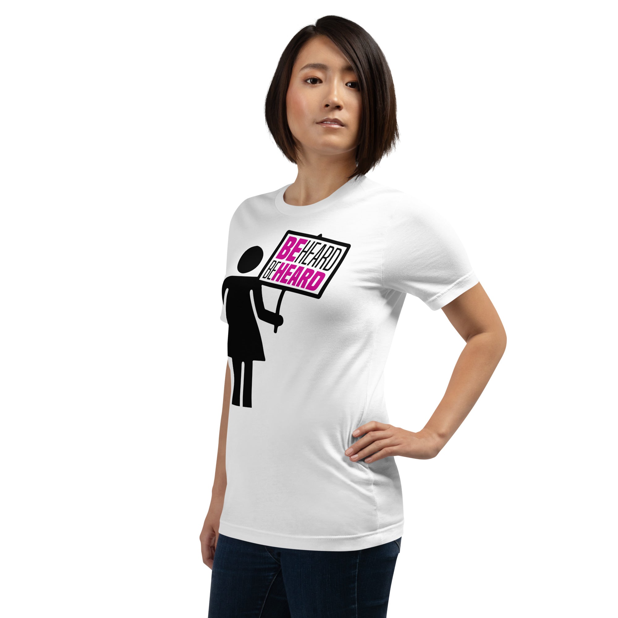 BeHeard "Power of a Woman" Unisex  t-shirt
