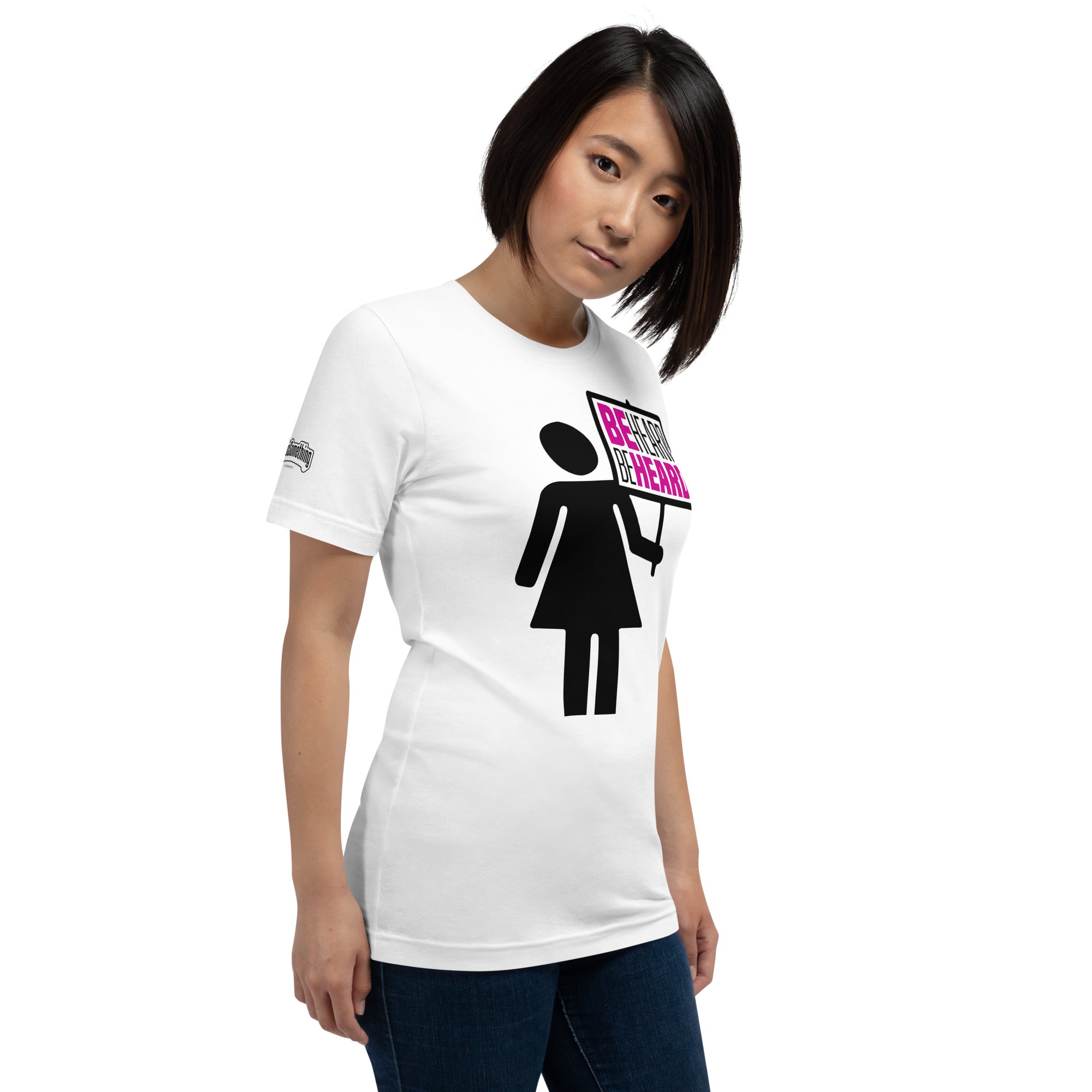 BeHeard "Power of a Woman" Unisex  t-shirt
